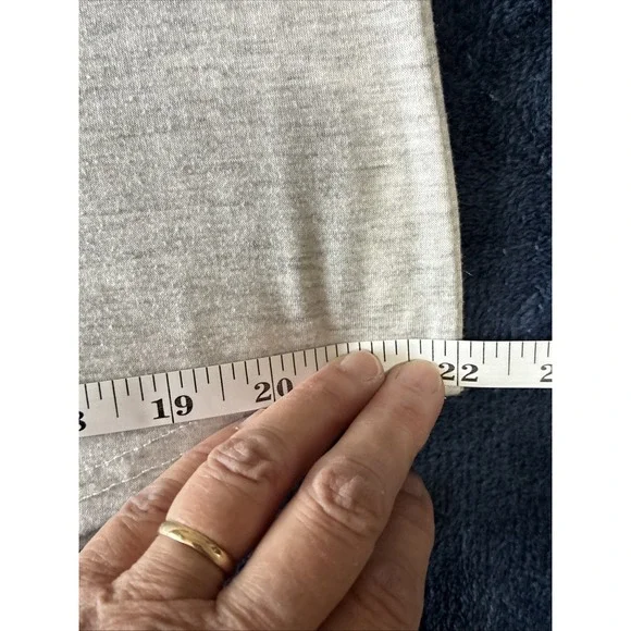 Just Breathe Front Lace Up Tee Shirt Women's Size Large - Picture 6 of 8